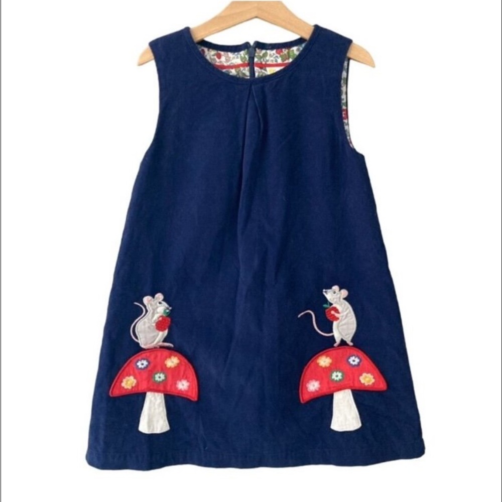 Mini Boden size 5-6 Blue Sleeveless Dress